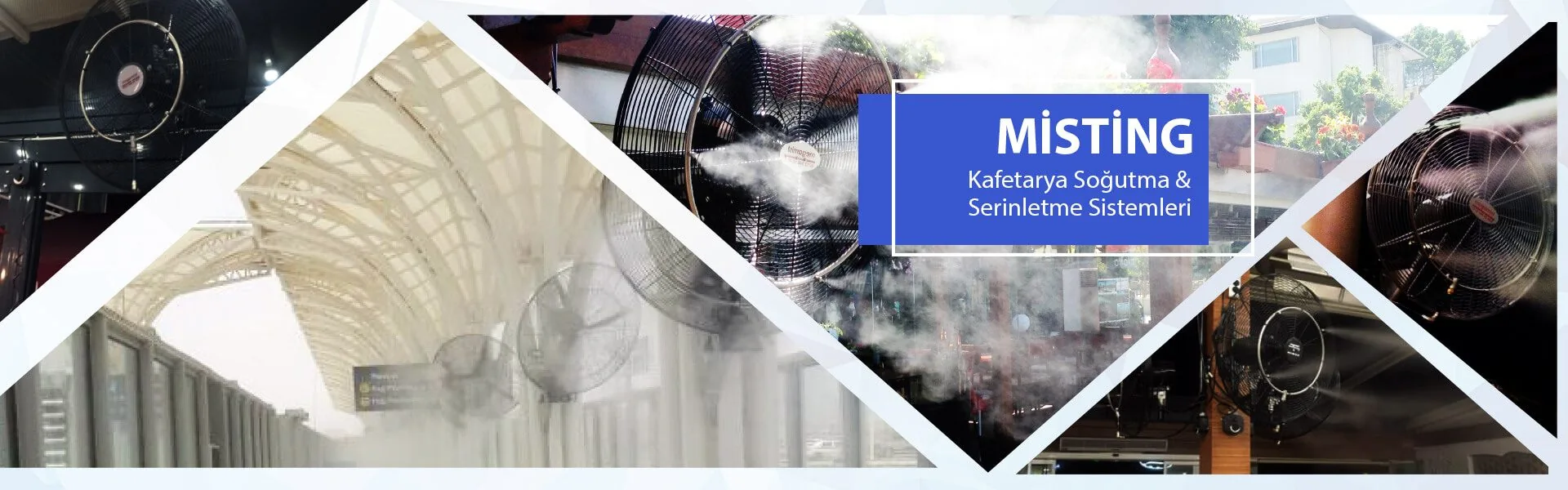 Misting İstanbul açık alan serinletme uygulaması Misting İstanbul açık alan serinletme uygulaması